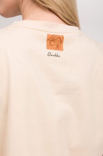 t-shirt damski beżowy z geometrycznym nadrukiem anekke 42281-205_1.jpg