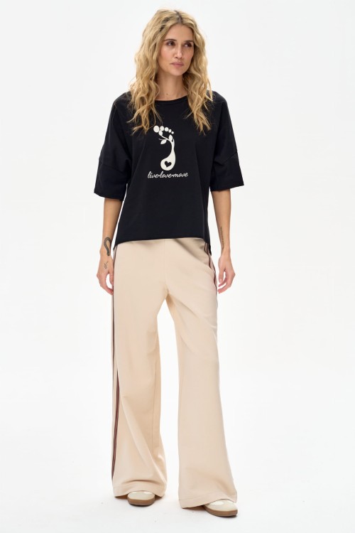 czarny t-shirt z nadrukiem oversize blue shadow2.jpg