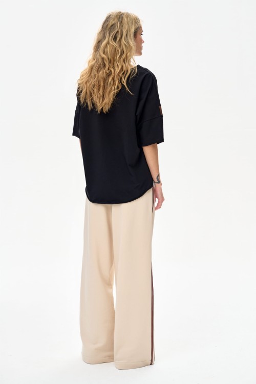 czarny t-shirt z nadrukiem oversize blue shadow3.jpg