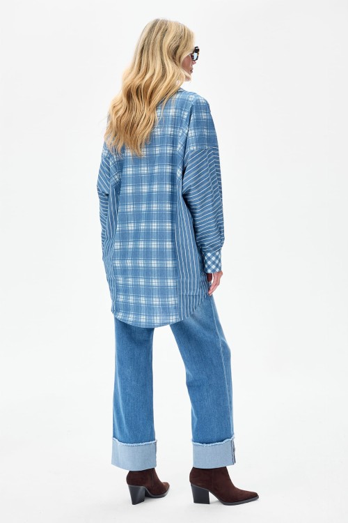 niebieska koszula damska oversize blue shadow9.jpg