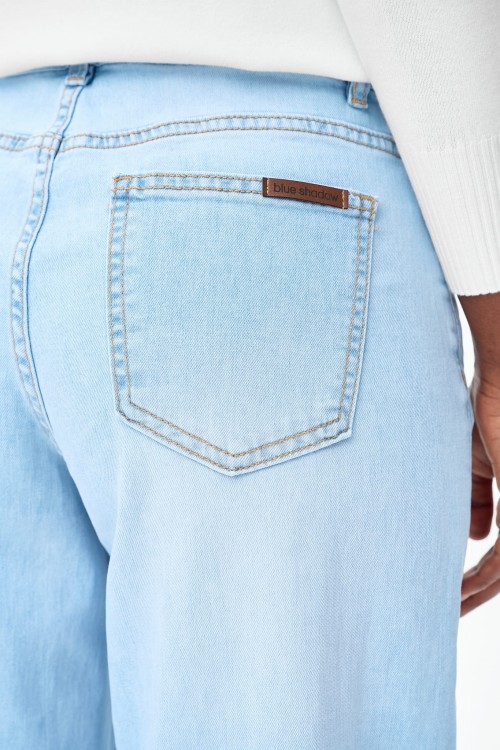 jeansy damskie wide leg z wiązaniem blue shadow4.jpg
